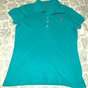 Juniors Aeropostale fitted polo top NWT sz.L